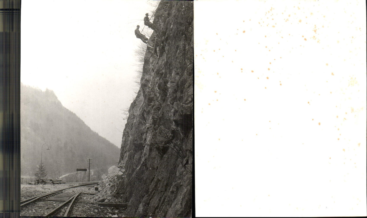 Foto Waidhofen an der Ybbs Ybbstalbahn Sicherungsarbeiten Reifberg Nähe