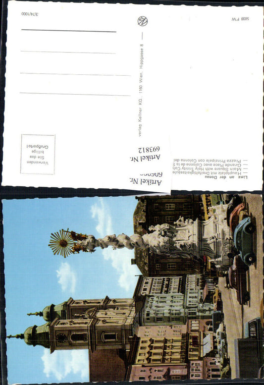 693812 Linz an der Donau Hauptplatz VW Käfer