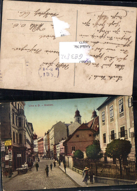 693872 Linz an der Donau Graben Straßenansicht