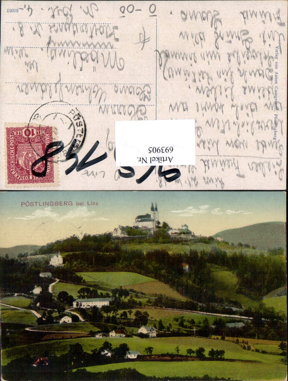 693905 Linz an der Donau Pöstlingberg gel Mödling