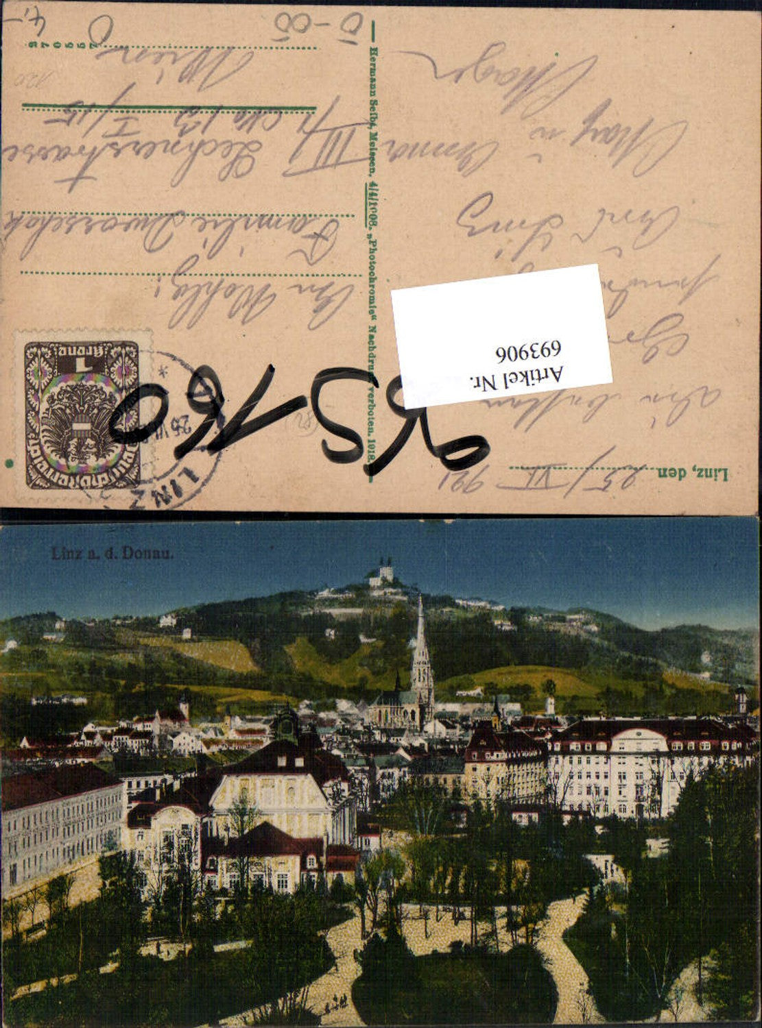 693906 Linz an der Donau Pöstlingberg Partie pub Seibt 4/4/1008