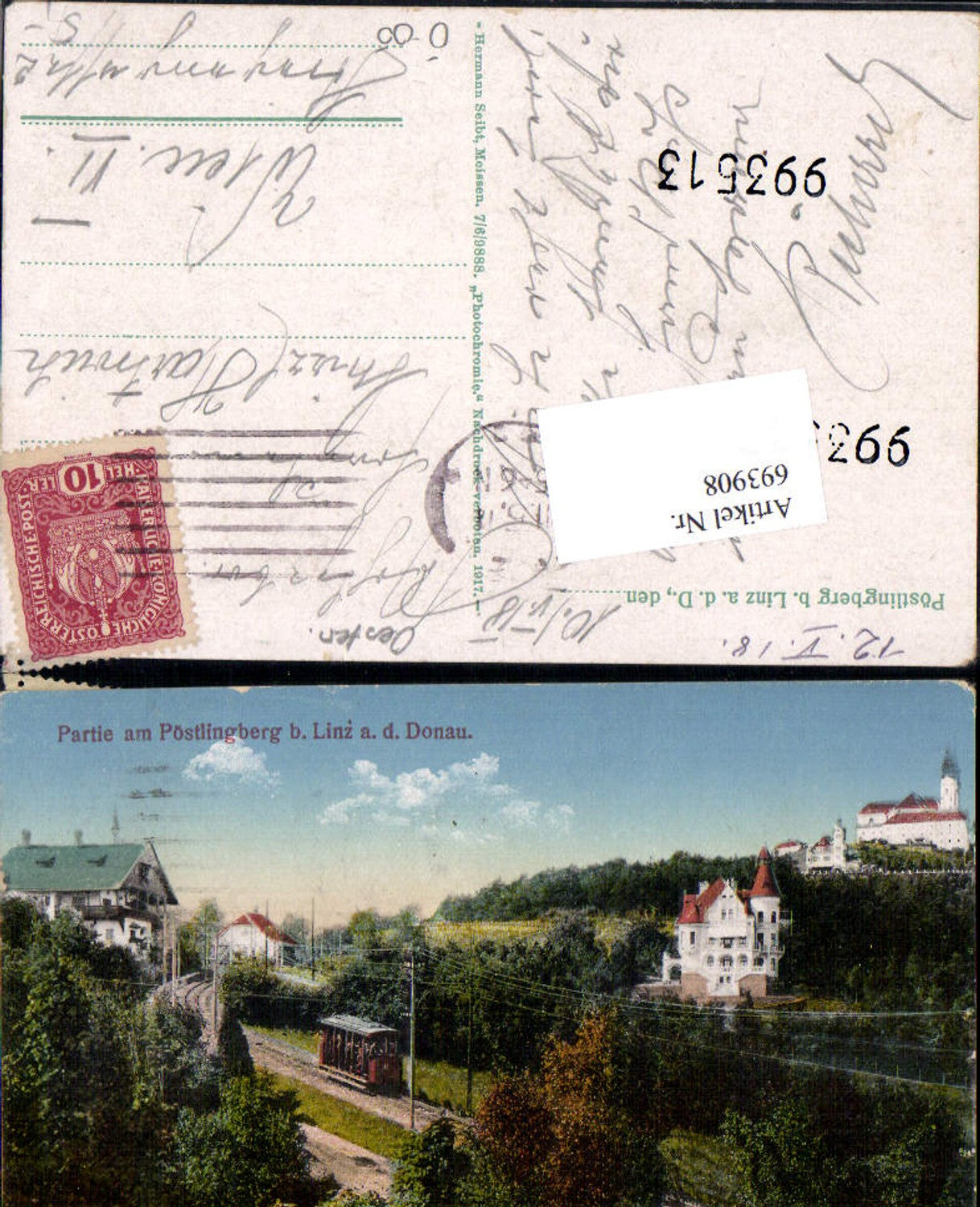 693908 Linz an der Donau Pöstlingberg Pöstlingbergbahn Elektrische Bahn