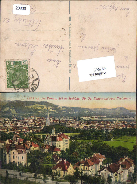 693965 Linz an der Donau Römerberg Freinberg pub Ledermann 18912