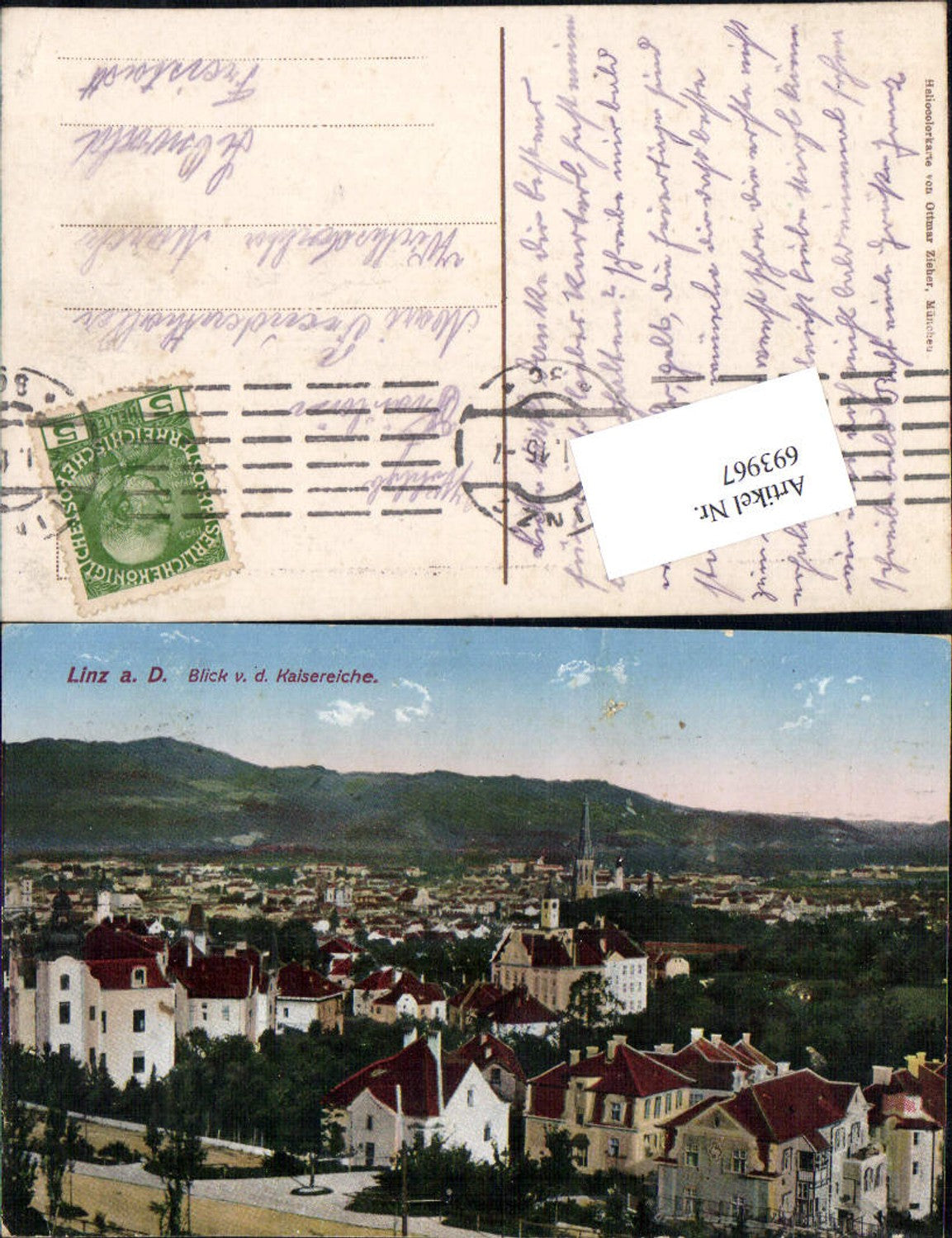 693967 Linz an der Donau Römerberg Freinberg Kaisereiche gel St. Oswald Freistadt