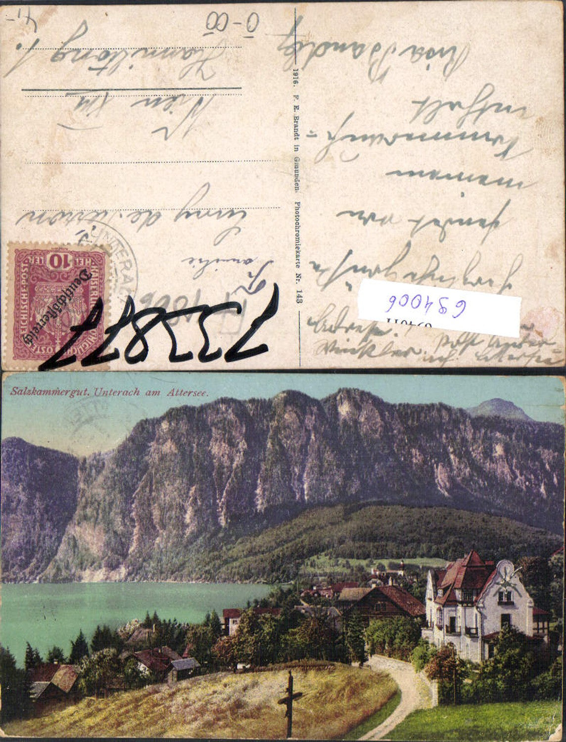 694006 Salzkammergut Unterach am Traunsee pub Brandt 143