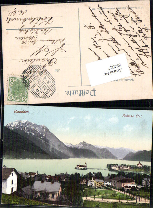 694027 Gmunden am Traunsee Schloss Ort pub Brandt 426