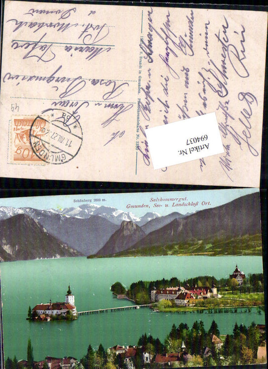 694037 Gmunden am Traunsee pub Brandt  1350