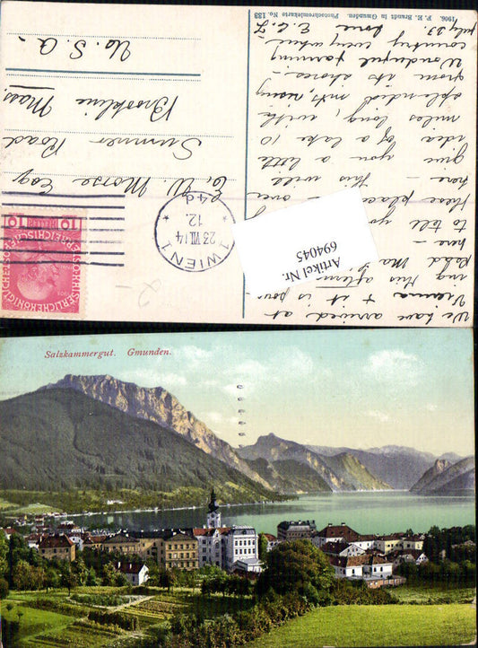 694045 Gmunden am Traunsee pub Brandt 133 gel USA Brookline Massachusetts