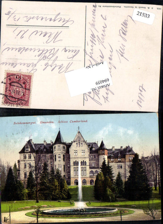 694059 Gmunden am Traunsee Schloss Cumberland