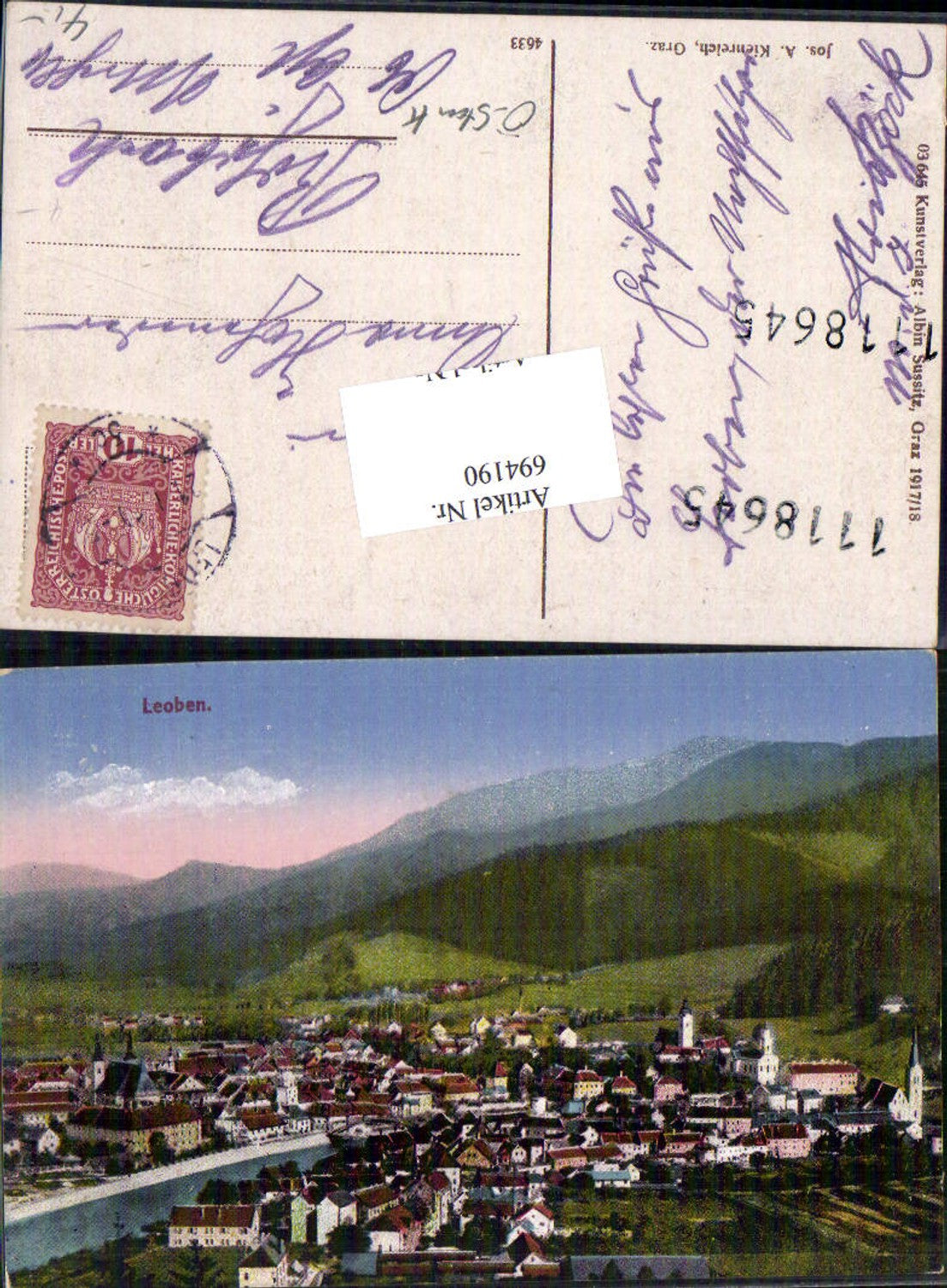 Alte Ansichtskarte – Old Postcard