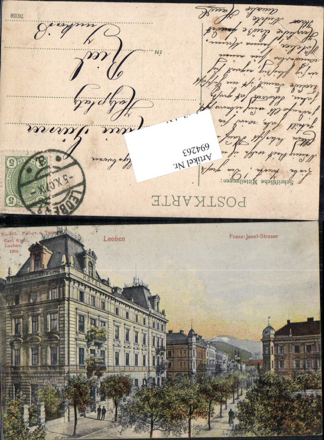 Alte Ansichtskarte – Old Postcard