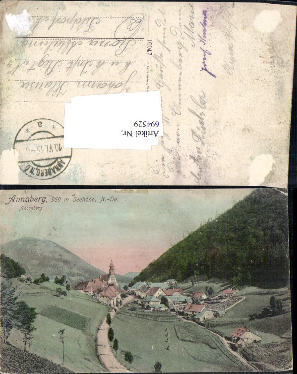 694529 Annaberg an Ötscher Partie 1915 pub Ledermann 10047