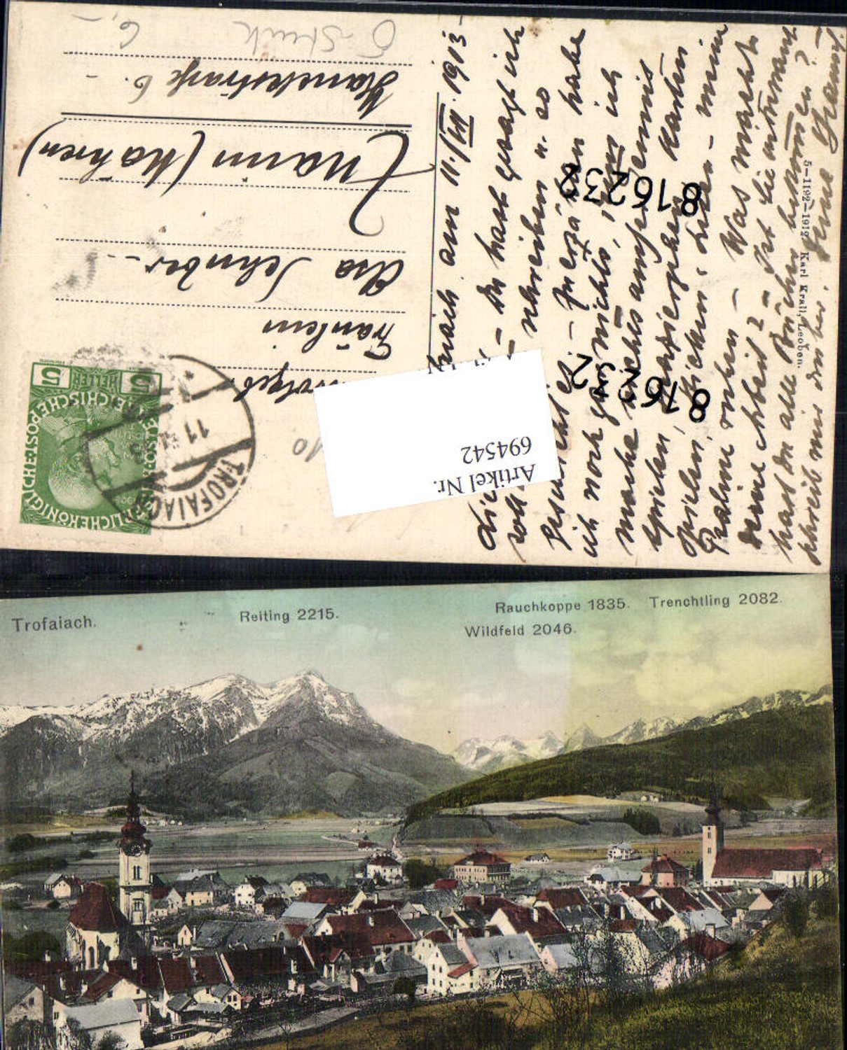 Alte Ansichtskarte – Old Postcard