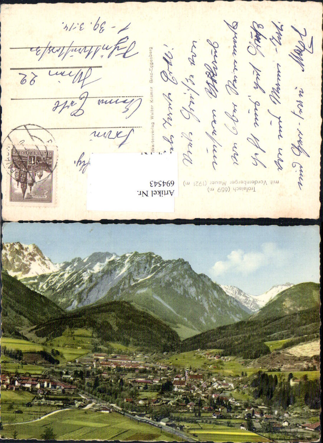 Alte Ansichtskarte – Old Postcard