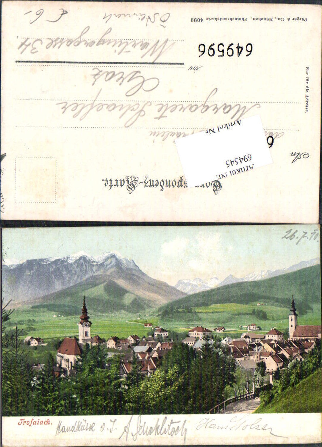 Alte Ansichtskarte – Old Postcard