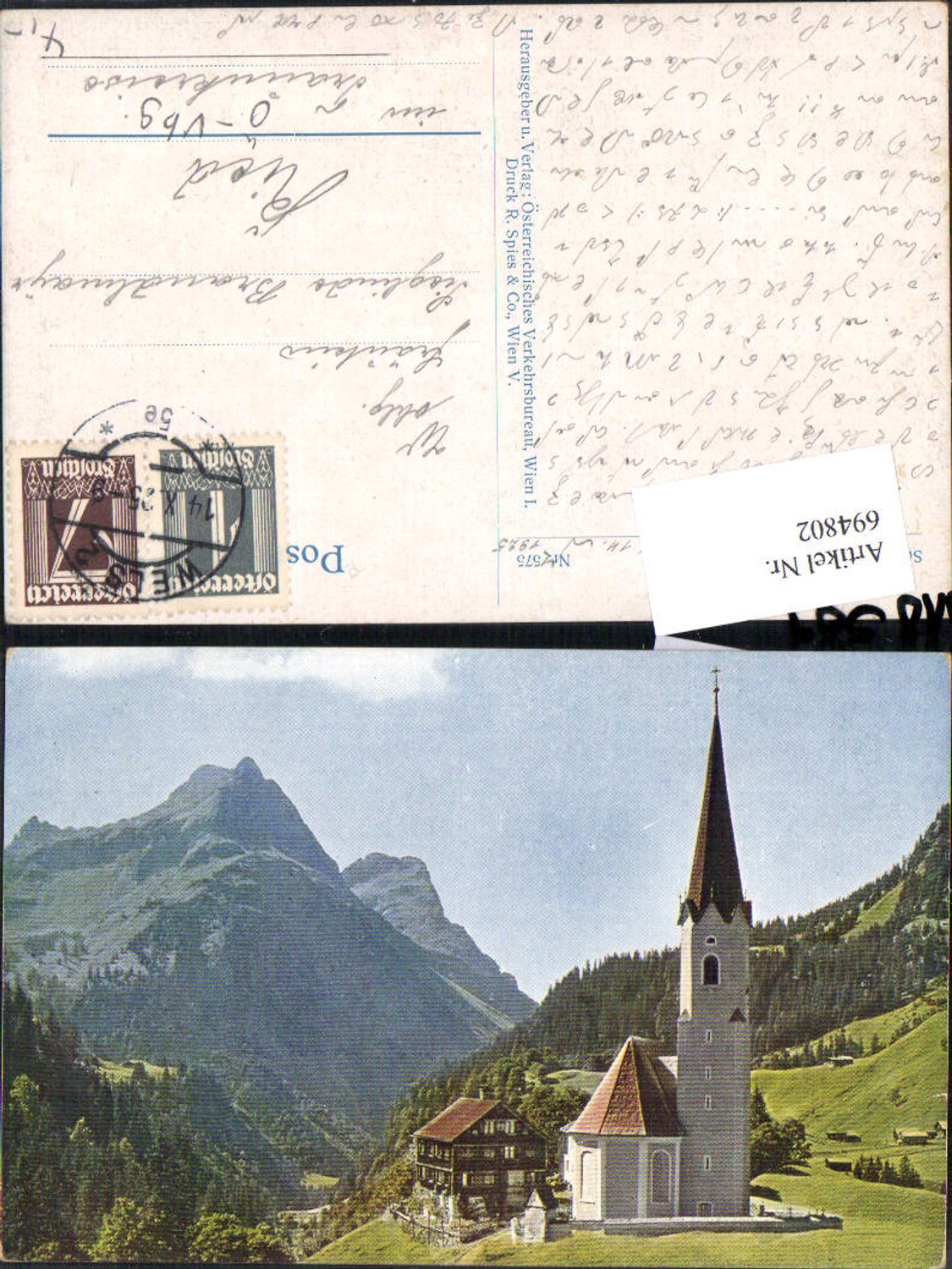 Alte Ansichtskarte – Old Postcard