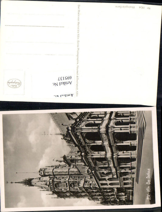 695137 Köln am Rhein Rathaus