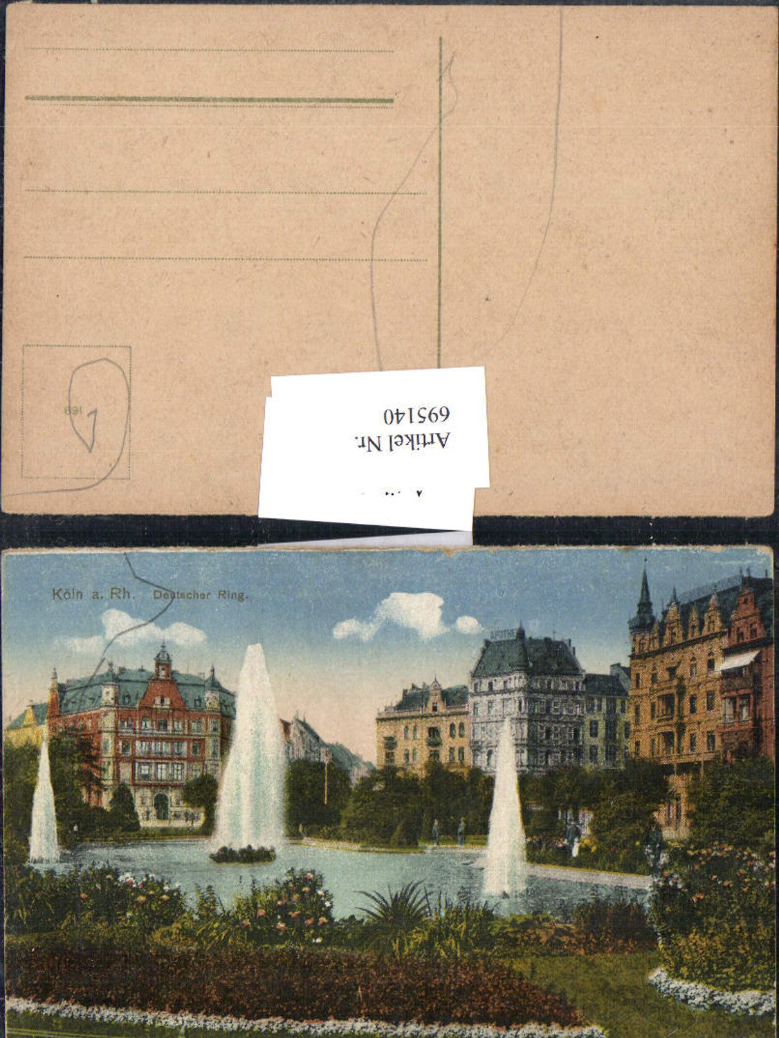 695140 Köln am Rhein Partie am Deutschen Ring