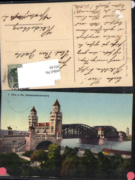 695144 Köln am Rhein Hohenzollernbrücke Brücke