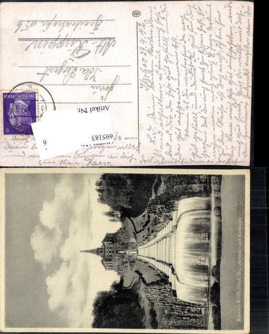 695183 Cassel Kassel Wilhelmshöhe Herkules