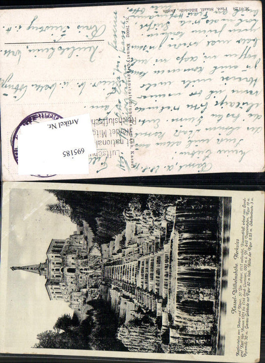 695185 Cassel Kassel Wilhelmshöhe Herkules