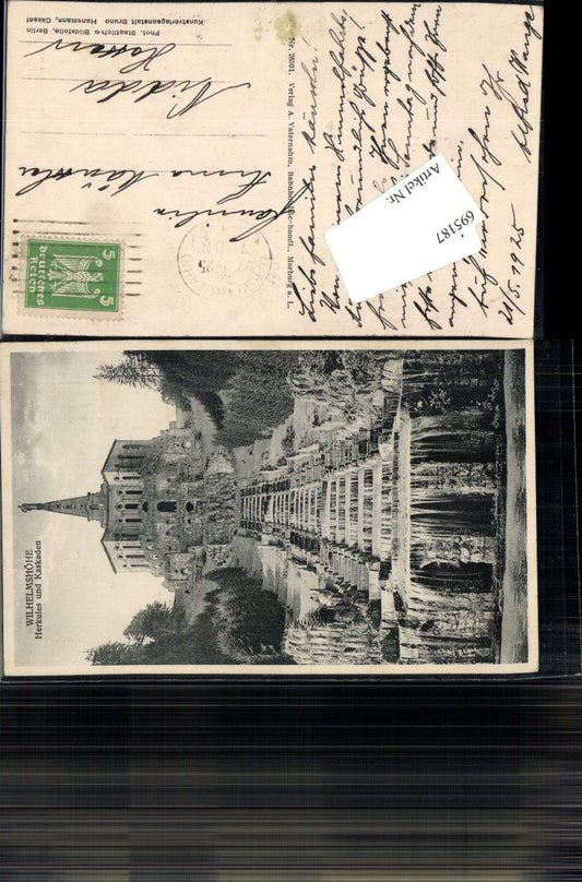 695187 Cassel Kassel Wilhelmshöhe Herkules gel Nidda