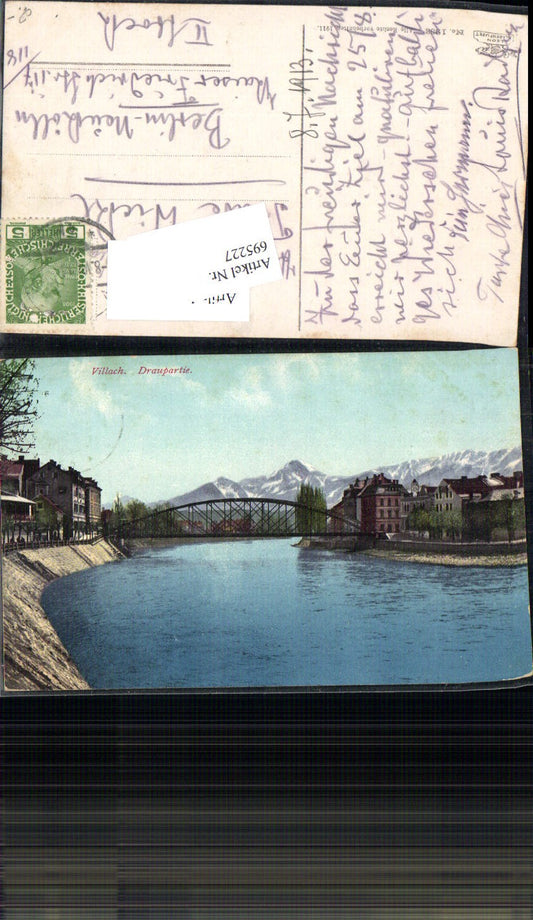 695227 Villach Draupartie Brücke