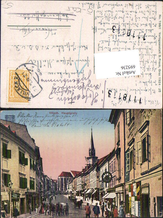 695236 Villach Hauptplatz Gasthaus Goldenes Lamm
