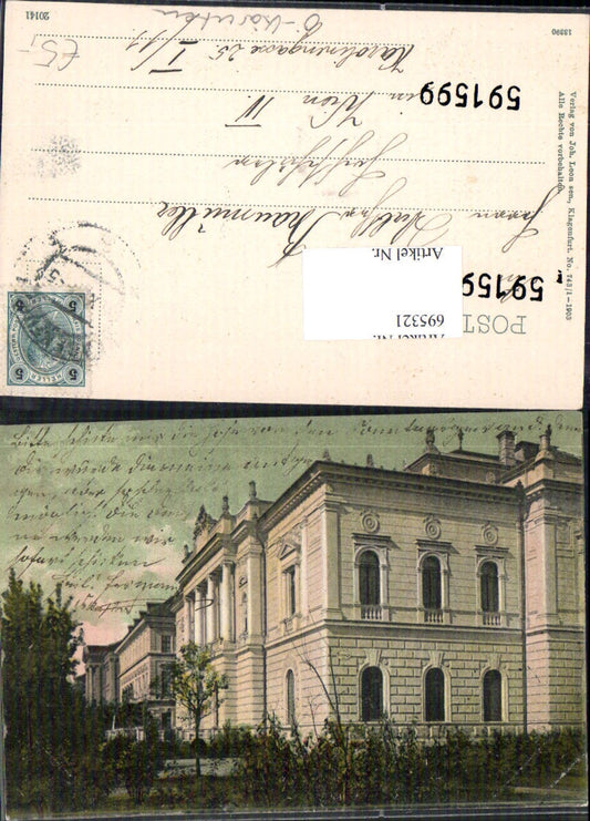 695321 Klagenfurt Musiksäle Partie pub Leon 743/1-1903
