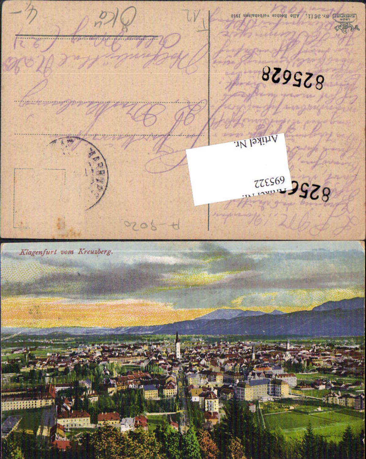 695322 Klagenfurt vom Kreuzberg gel Leon 2611 gel Wolfenbüttel