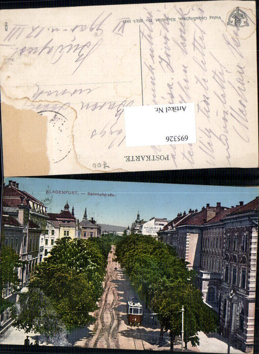 695326 Klagenfurt Bahnhofstraße pub Gutenberghaus 252/1
