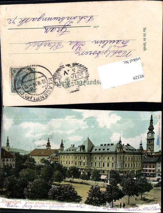 695329 Klagenfurt Neuer Platz Obstplatz Partie