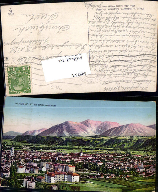 695331 Klagenfurt Karwanken pub Kleinmayr 680/3