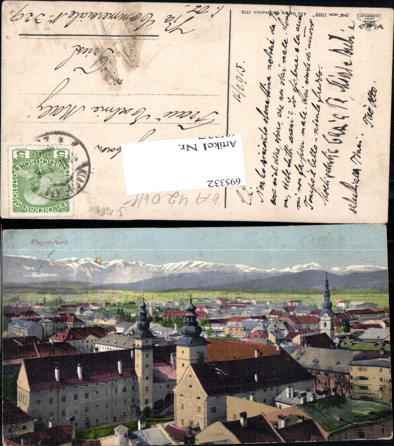 695332 Klagenfurt pub Leon 1928