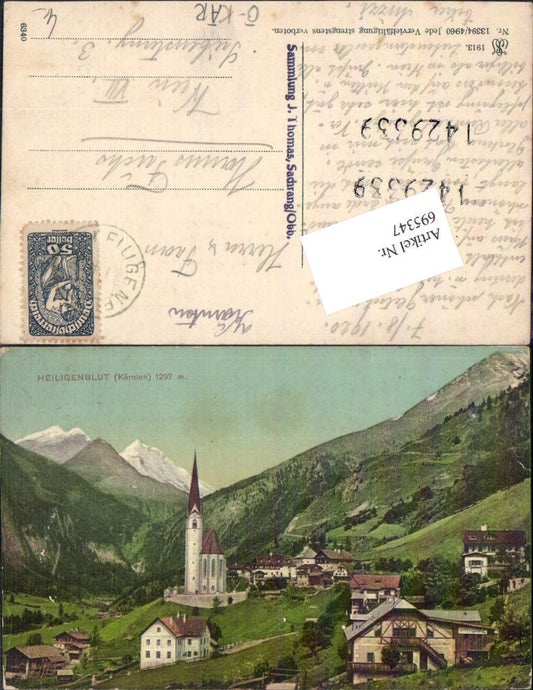695347 Heiligenblut Stp. Sammlung J. Thomas Sachrang