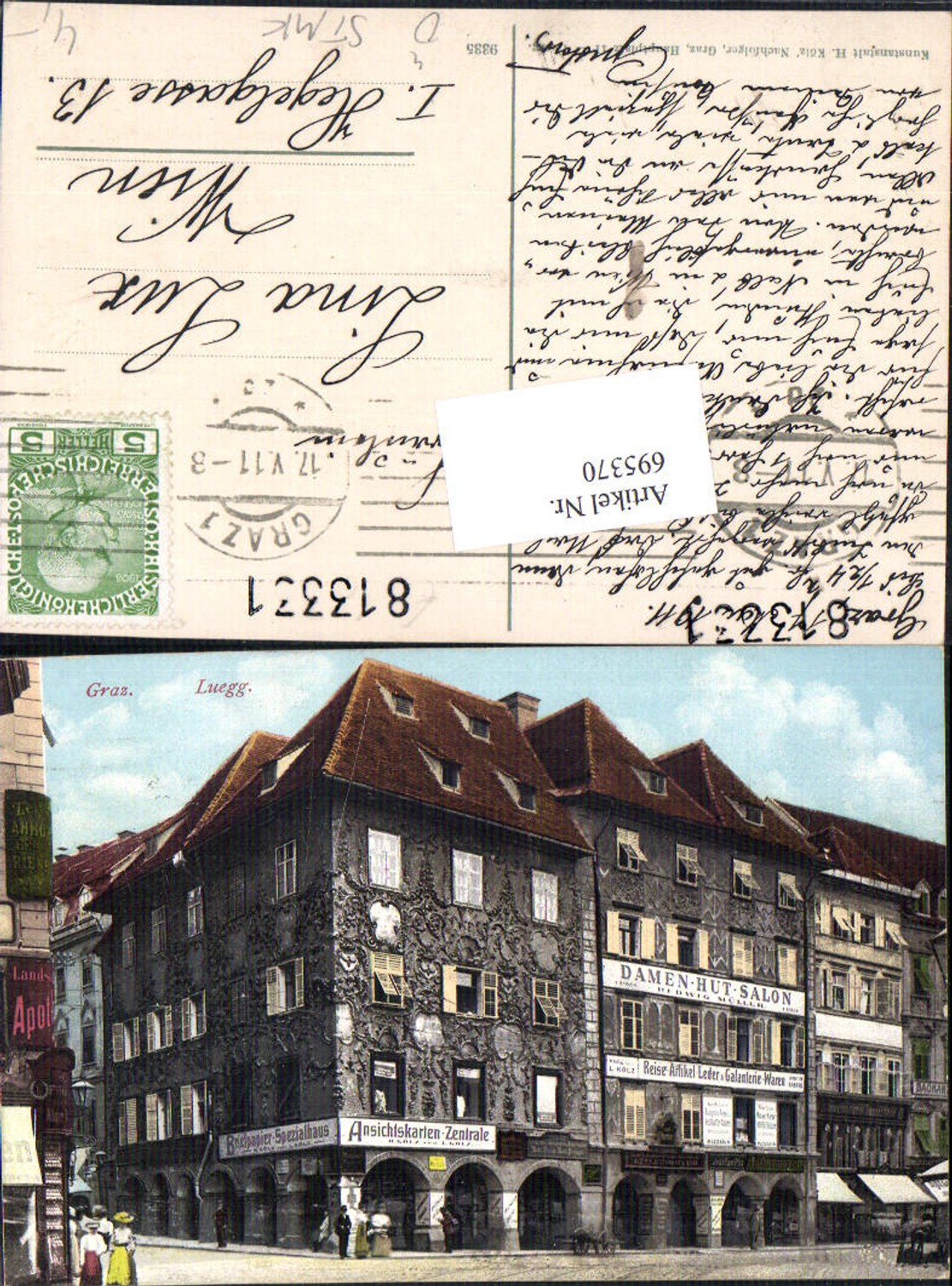 Alte Ansichtskarte – Old Postcard