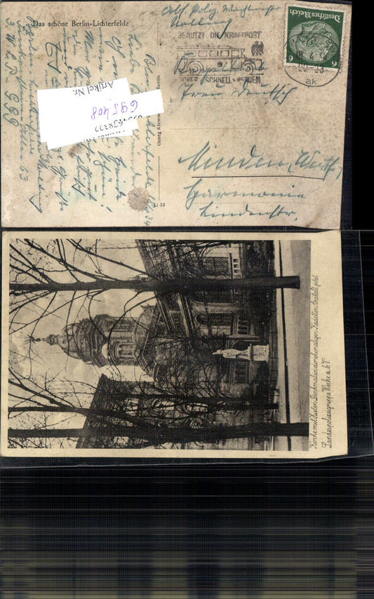 695408 Berlin Lichterfelde Zieten Denkmal Kirche kadetten Anstalt Polizei Wecke