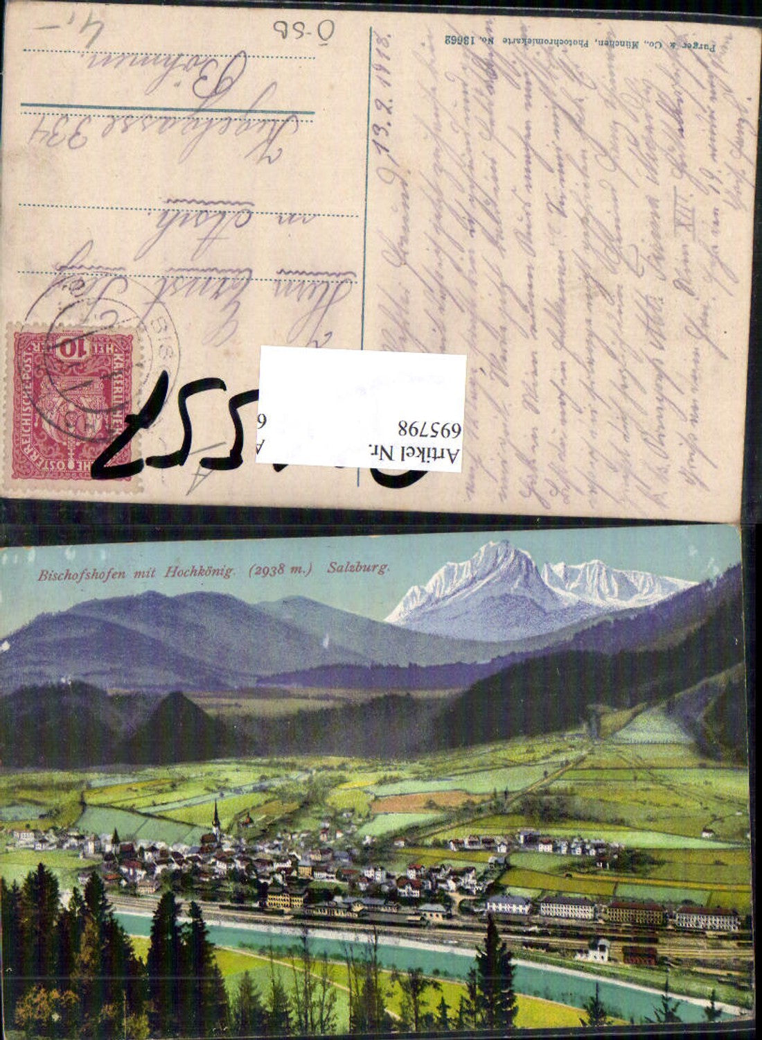 695798 Bischofshofen m. Hochkönig pub Purger & Co. 13662