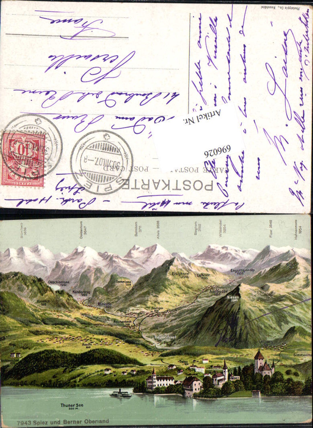 Alte Ansichtskarte – Old Postcard