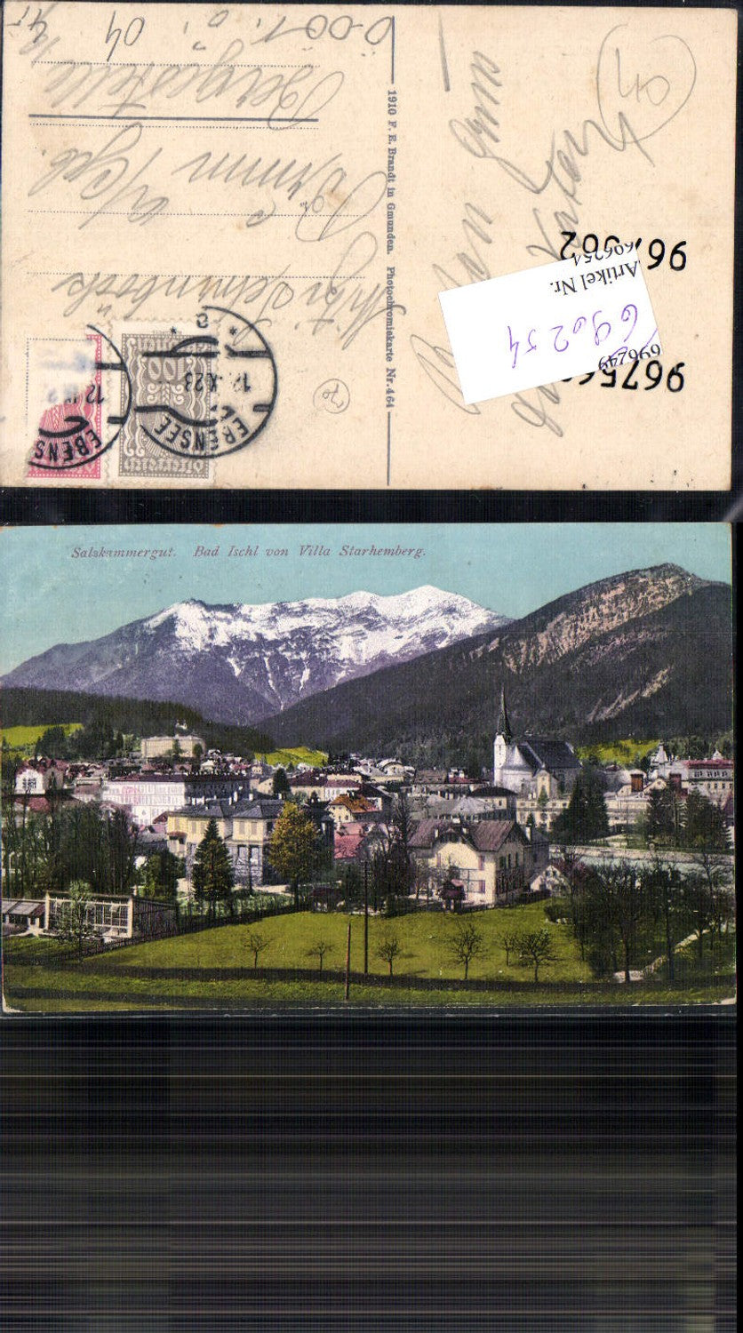 696254 Bad Ischl von Villa Starhemberg pub Brandt 464 gel Brunn am Gebirge