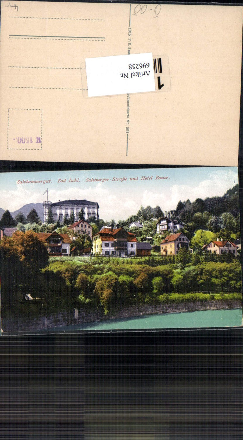 696258 Bad Ischl, Salzburger Straße, Hotel Bauer, pub Brandt 591