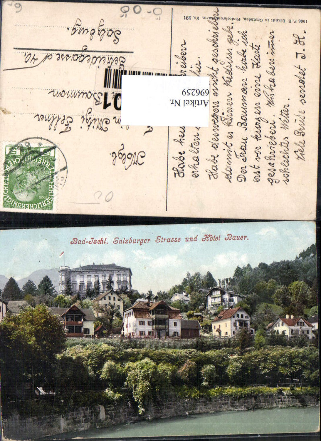696259 Bad Ischl Salzburger Straße Hotel Bauer pub Brandt 591