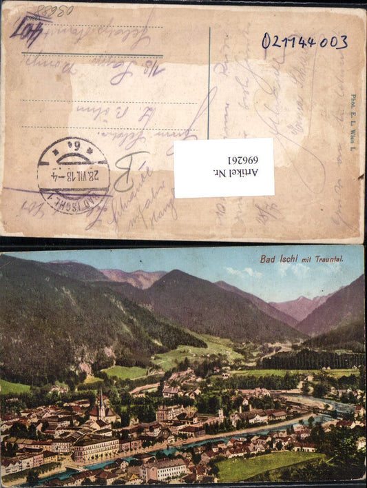 696261 Bad Ischl Trauntal Feldpost 401