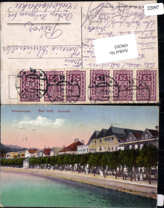 696265 Bad Ischl Esplanade Hotel Garni Austria pub Brandt 723 c