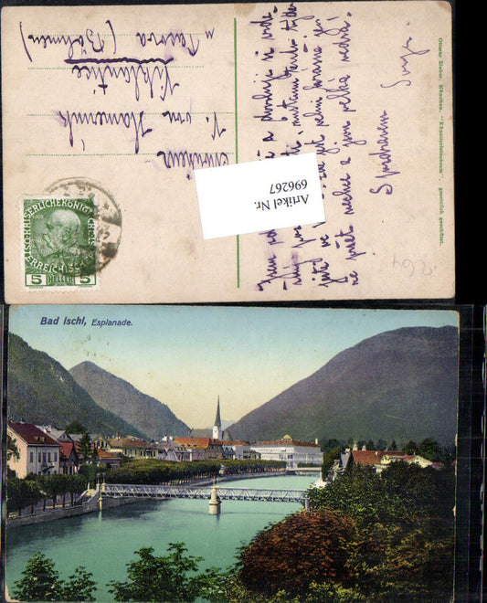 696267 Bad Ischl Esplanade pub Zieher  gel Viklantice