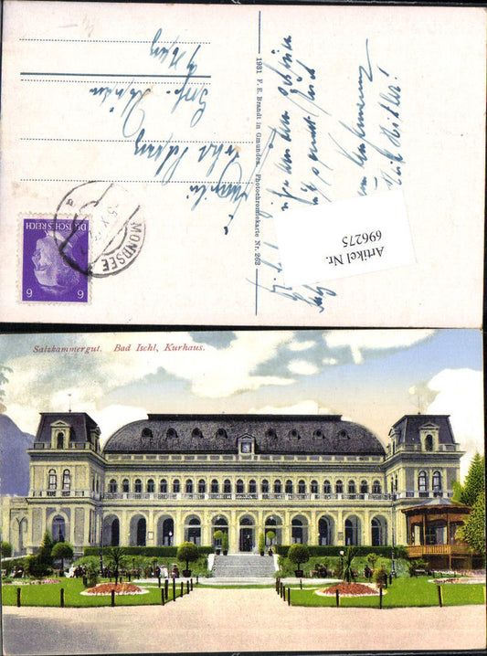 696275 Bad Ischl Kurhaus Kaiservilla pub Brandt 262