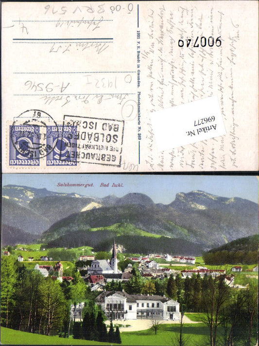 696277 Bad Ischl Kurhaus Kaiservilla pub Brandt 369