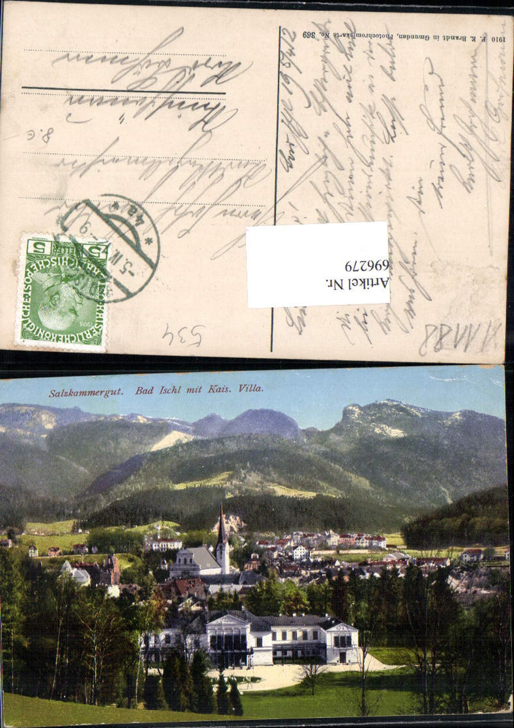 696279 Bad Ischl Kaiserliche Villa pub Brandt 369