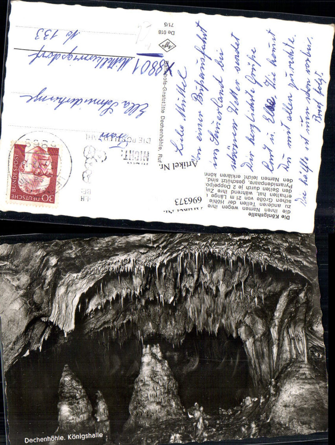 696373 Dechenhöhle Cave Königshalle Iserlohn Green