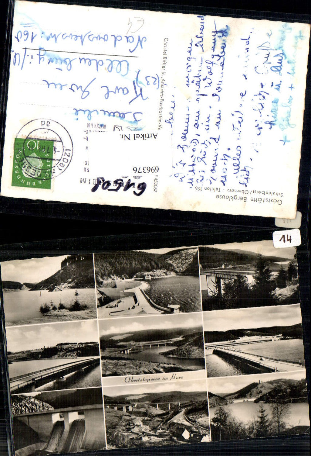 696376 Odertalsperre Talsperre Harz Schulenberg Oberharz